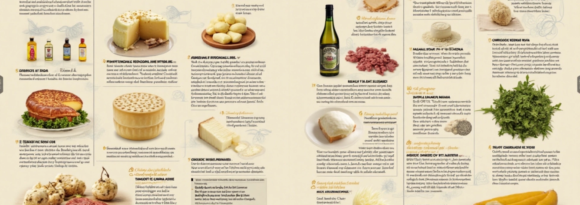 I prodotti regionali sono il cuore dell’identità gastronomica